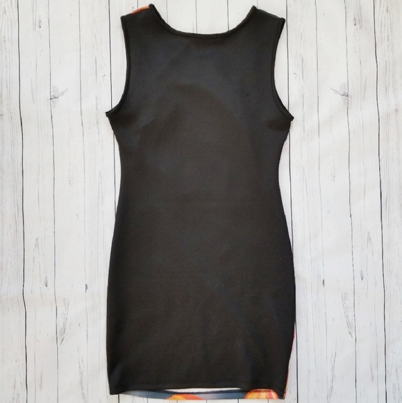 🌹 Forever 21 (L) 96 Logo Flower Jersey Dress - Picture 3 of 7